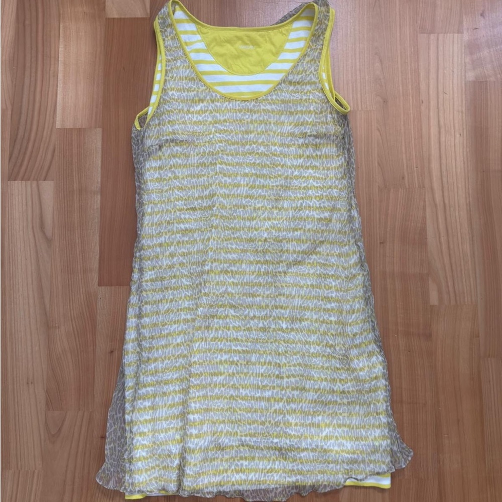 Marc Cain Yellow and White dress